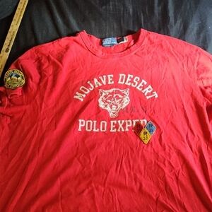 Red Mojave Desert Polo Expedition T-Shirt